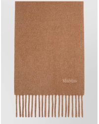Max Mara - Wsdalia Fringe Detail Lightweight Soft Texture Scarf - Lyst