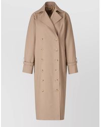 TOTEME - Long Trench Coat Double Breasted Belt - Lyst