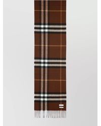 Burberry - Cashmere Giant Check Scarf - Lyst