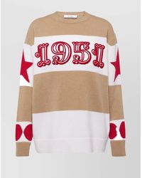 Max Mara - Oversized Wool And Cashmere Jumper With Crew-Neck - Lyst
