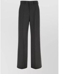 Valentino Garavani - Virgin Wool Wide-Leg Trousers - Lyst