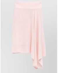 Jacquemus - Viscose Midi Asymmetric Skirt - Lyst
