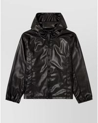 DIESEL - Regular Fit Lined Drawstring Hooded Jacket - Lyst
