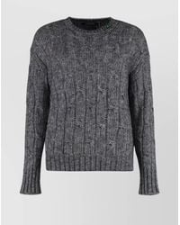 Max Mara - Cabaret Cotton Blend Crew-neck Sweater - Lyst