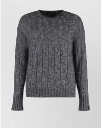 Max Mara - Crew Neck Knitted Sweater - Lyst