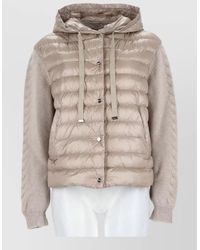 Herno - Hooded Quilted Coat Long Sleeves Cuffs - Lyst