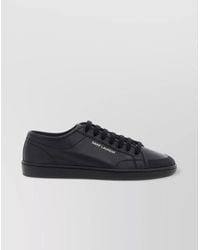 Saint Laurent - Casual Round Toe Rubber Sole Sneakers - Lyst