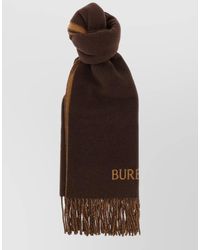 Burberry - Cashmere Reversible Scarf - Lyst