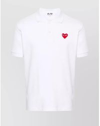 Comme des Garçons - Piqué Cotton Short-Sleeve Polo Shirt - Lyst