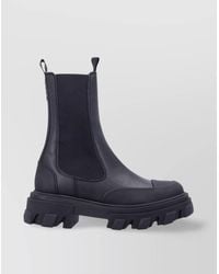 Ganni - Chunky Sole Ankle Length Chelsea Boot - Lyst