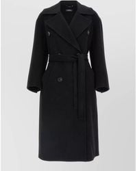 Max Mara - Cashmere Double-Breasted Long Coat - Lyst
