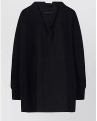 MM6 by Maison Margiela - Oversized Wool-Blend Crewneck Cardigan - Lyst