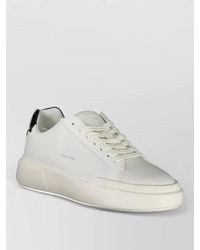 Calvin Klein - Leather Lace-Up Sneakers - Lyst