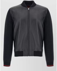 Gucci - Tassel Bomber Jacket High Neck Knit - Lyst