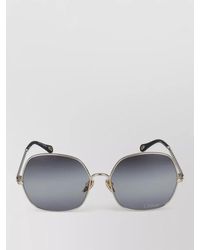Chloé - Sunglasses Ch0282S 001 Hexagonal Frame Design - Lyst