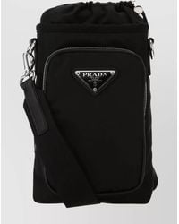 Prada - Nylon Shoulder Bag Phone Case - Lyst