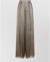 Ralph Lauren - Greer High Waist Pleated Wide Leg Pants - Lyst