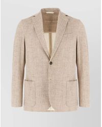Circolo 1901 - Embroidered Stretch Cotton Blazer - Lyst