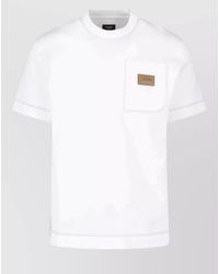 Fendi - Cotton Short-Sleeve Crew-Neck T-Shirt - Lyst