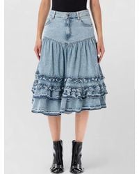 Ganni - 100% Organic Cotton Skirt - Lyst