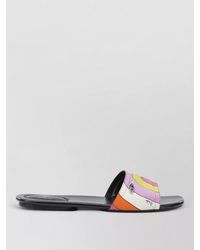 PUCCI - Yummy Flat Slide Sandals Open Toe - Lyst