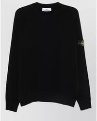 Stone Island - Crew Neck Long Sleeve Knit Top - Lyst