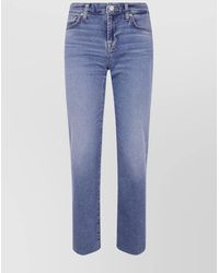 7 For All Mankind - Bootcut Tailorless Fancy Trousers With Raw Cut - Lyst