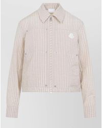 Moncler - Cotton Shirt Check Pattern Long Sleeves - Lyst