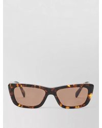 Miu Miu - Rectangular Sunglasses Tortoiseshell Frame Modern Design - Lyst