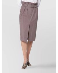 Dries Van Noten - Cotton High-Rise Skirt - Lyst