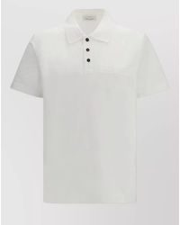 Ferragamo - Cotton Short-Sleeve Polo Shirt - Lyst