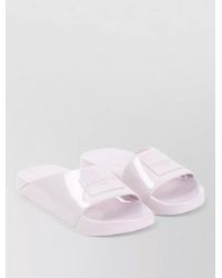 Givenchy - Logo Rubber Slides Flat Sole Design - Lyst