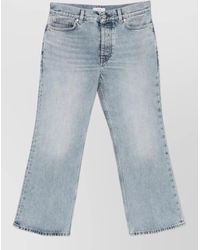 TOTEME - Denim Cotton Trousers Five Pocket Design - Lyst