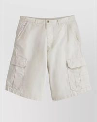 Dior - Denim Cargo Shorts Belt Loops Back Pocket - Lyst