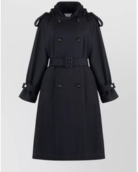 Bottega Veneta - Wool Double-Breasted Trench Coat - Lyst