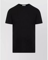 The Row - Crew Neck Cotton T-Shirt With Raised Stitching - Lyst