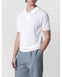 Roberto Collina - Openwork Polo Shirt - Lyst