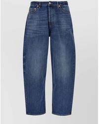 Valentino Garavani - Denim Wide-Leg Jeans - Lyst