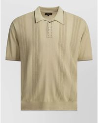 Beams Plus - Textured Knit Polo Shirt - Lyst
