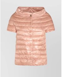 Herno - Puffer Jackets With Short Sleeves And High Collar - Lyst