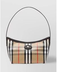 Burberry - Highlands Mini Check Shoulder Bag - Lyst