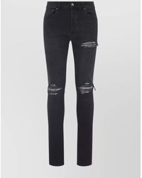 Amiri - Distressed Five-Pocket Denim Trousers - Lyst