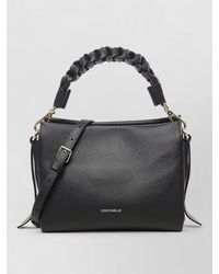 Coccinelle - Shoulder Bag Adjustable Strap Braided Handle - Lyst