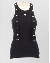 The Attico - Ribbed Cotton Slim-Fit Tank Top - Lyst