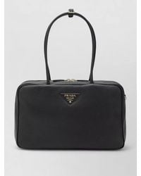 Prada - Rectangular Shoulder Bag Top Handles Design - Lyst