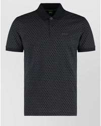 BOSS - Cotton Printed Regular-Fit Polo Shirt - Lyst