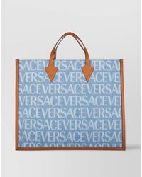 Versace - Denim Tote Bag - Lyst
