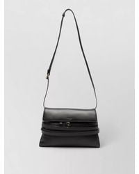 Moschino - Shoulder Clutch Bag Soft Leather Strap - Lyst