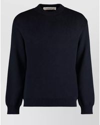 Golden Goose - Ribbed-Knit Cotton Crew-Neck Sweater - Lyst