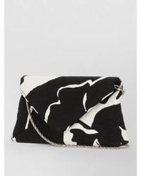 Dries Van Noten - Fabric Envelope Clutch Bag Chain Strap - Lyst